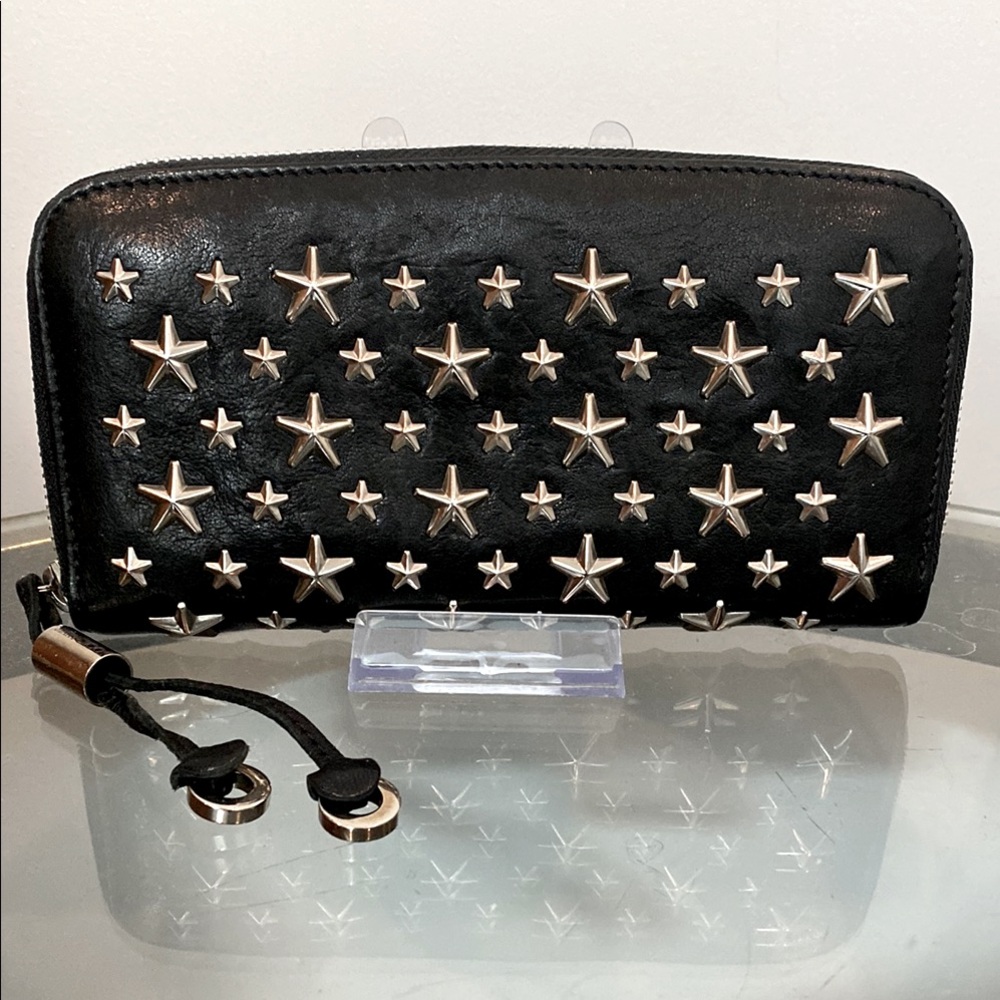 Jimmy Choo Star Stud Wallet EUC